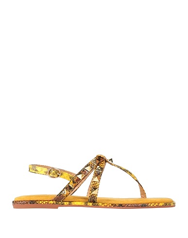 ALMA BLUE Flip flops Marigold Textile fibers