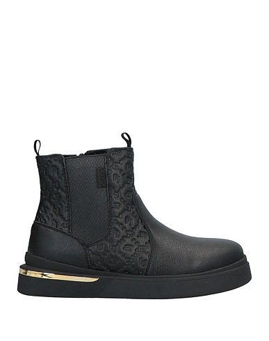 LIU •JO Ankle boot Black Textile fibres