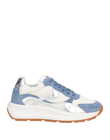 VOILE BLANCHE Sneakers Blue Soft Leather, Nylon