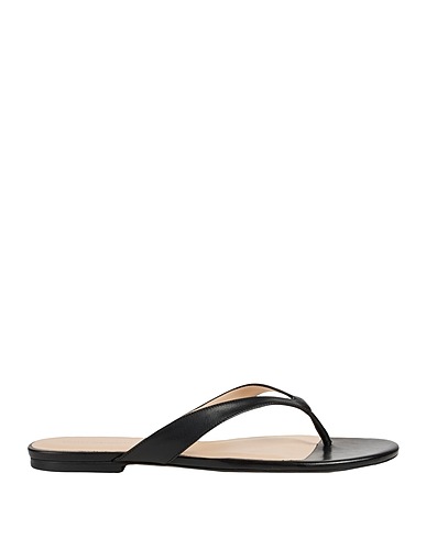 STUART WEITZMAN Flip flops Black Soft Leather