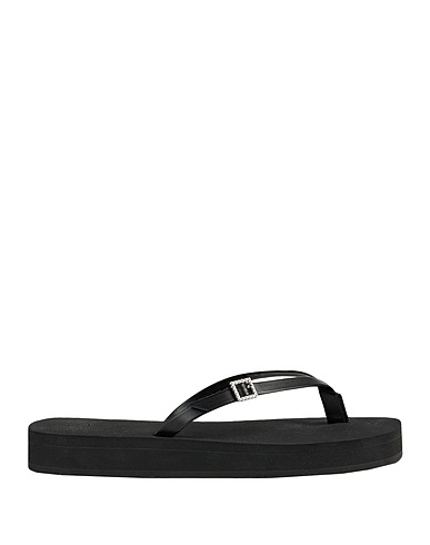 STUART WEITZMAN Flip flops Black Soft Leather
