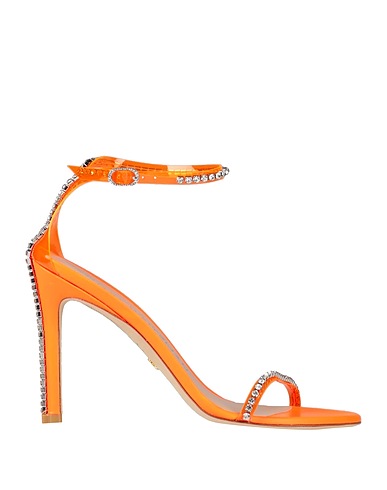 STUART WEITZMAN Sandals Orange PVC - Polyvinyl chloride