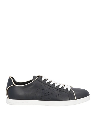 EMPORIO ARMANI スニーカー ブラック 牛革 100% / 羊革（ラムスキン）