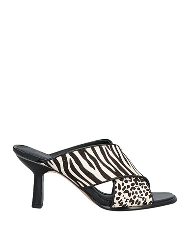 MICHAEL MICHAEL KORS Sandals Black 100% Bovine leather, Polyurethane