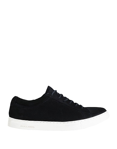 JACK & JONES Sneakers Midnight blue Leather