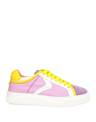 VOILE BLANCHE Sneakers Lilac Leather, Textile fibres