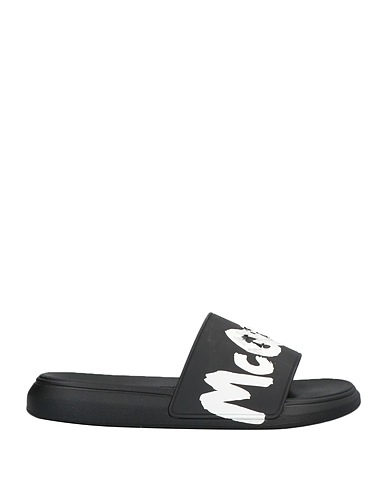 MCQUEEN Sandals Black Rubber