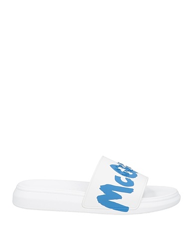 MCQUEEN Sandals White Rubber