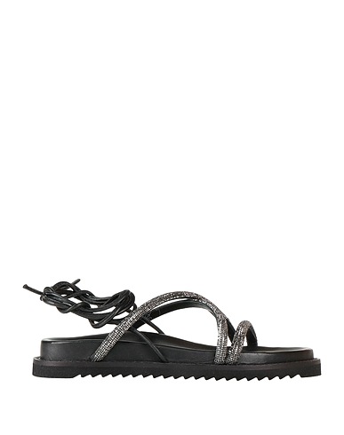 CB FUSION Sandals Black Textile fibres