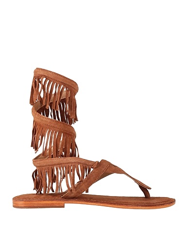 CB FUSION Flip flops Camel Leather