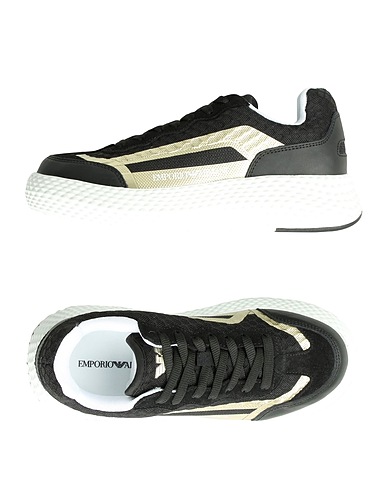 EMPORIO ARMANI Sneakers Black 100% Polyester