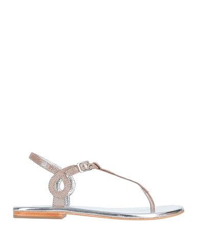 CB FUSION Flip flops Silver Leather