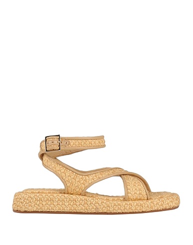 GIA / RHW Espadrilles Beige Natural raffia, Textile fibres