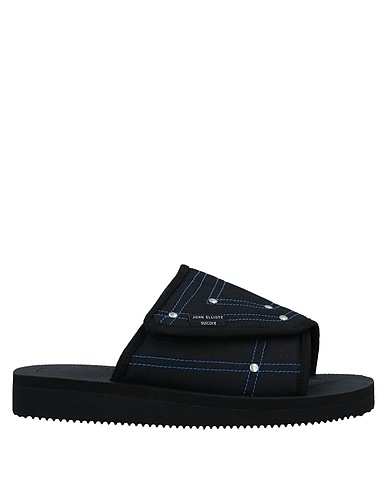 JOHN ELLIOTT x SUICOKE Sandals Black Textile fibers