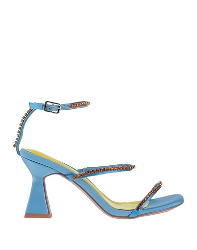 THE GOAL DIGGER Sandals Sky blue Textile fibres