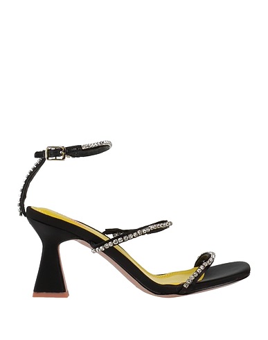 THE GOAL DIGGER Sandali Nero Fibre tessili