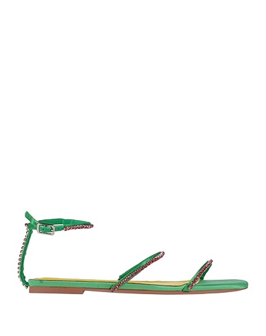 THE GOAL DIGGER Sandali Verde Fibre tessili