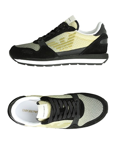 EMPORIO ARMANI Sneakers Black 100% Thermoplastic polyurethane