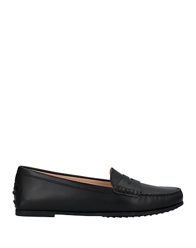 TOD'S Loafers Black Soft Leather
