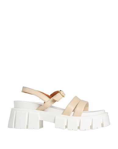 UNLACE Sandals Beige Soft Leather