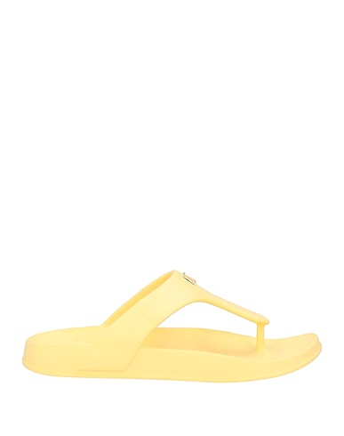 MICHAEL MICHAEL KORS Flip flops Pastel yellow Textile fibres