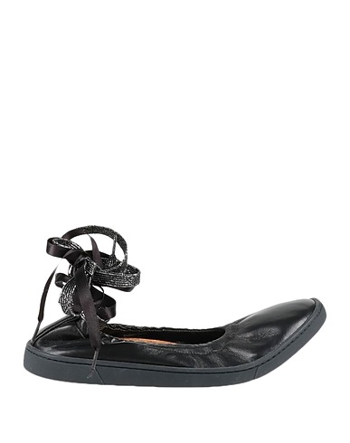 OA NON-FASHION Ballet flats Black Calfskin
