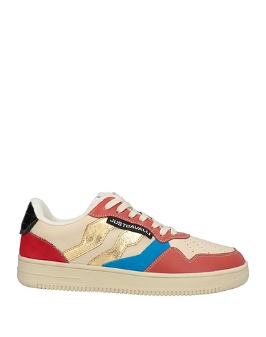 JUST CAVALLI Sneakers Beige Soft Leather