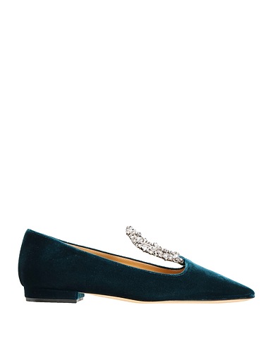 GIANNICO Loafers Deep teal Textile fibers