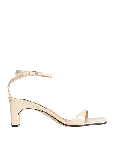 SERGIO ROSSI Sandals Ivory Soft Leather