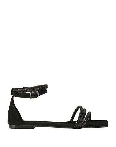 BRAWN'S Sandali Nero Pelle