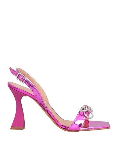 BRAWN'S Sandals Fuchsia Synthetic fibers