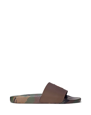 POLO RALPH LAUREN Πέδιλο SIGNATURE PONY CAMO SLIDE
 Στρατιωτικό πράσινο 100% Πλαστικό