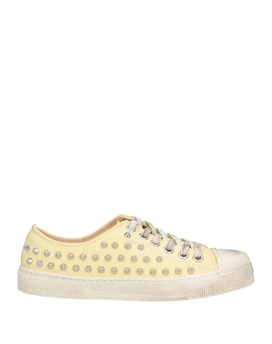METAL GIENCHI Sneakers Giallo pastello Fibre tessili