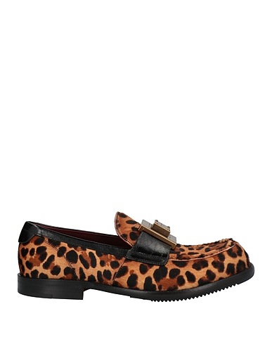 DOLCE&GABBANA Loafers Camel Soft Leather
