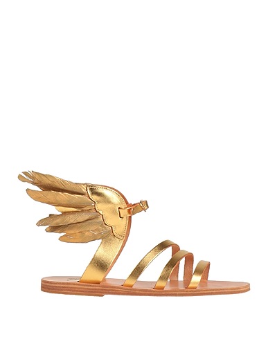 ANCIENT GREEK SANDALS Sandals Gold Soft Leather