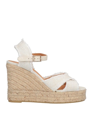 CASTAÑER Espadrilles White Textile fibres