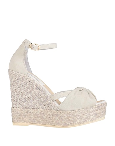 GAIMO Espadrilles Light grey Leather