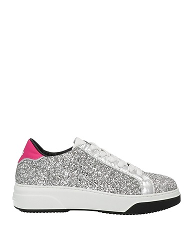 DSQUARED2 Sneakers Silver Calfskin