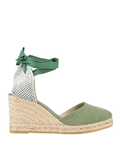ESPADRILLES Espadrilles Militärgrün Gewebefasern