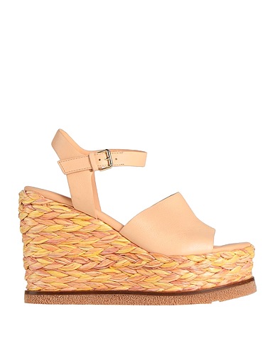 ELVIO ZANON Espadrilles Apricot Soft Leather