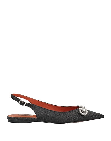 BIBI LOU Footwear Black Natural raffia