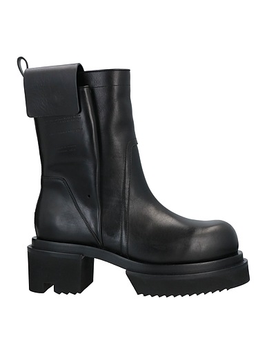 RICK OWENS Stivaletti Nero Pelle