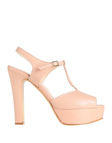 MATTEO PITTI Bologna Sandales Rose clair Cuir