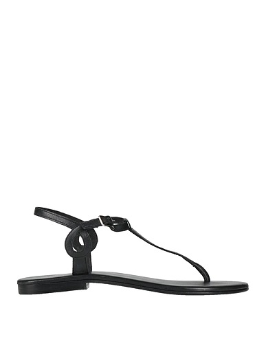 CB FUSION Infradito Nero Pelle