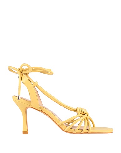 TOSCA BLU Sandals STUDIO Pastel yellow Textile fibres