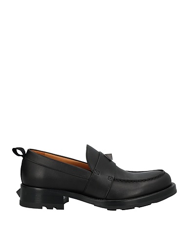 VALENTINO GARAVANI Loafers Black Soft Leather