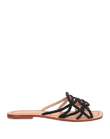 MALÌPARMI Sandali Nero Fibre tessili