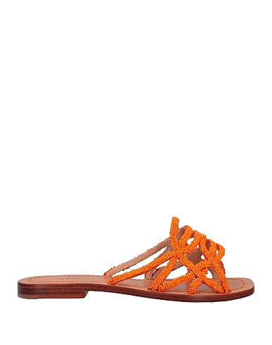 MALÌPARMI Sandals Orange Textile fibres