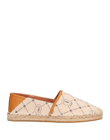 TRUSSARDI Espadrilles Beige Soft Leather, Textile fibers