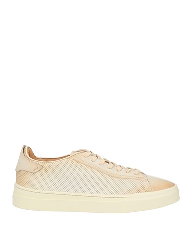 SANTONI Sneakers Beige Soft Leather